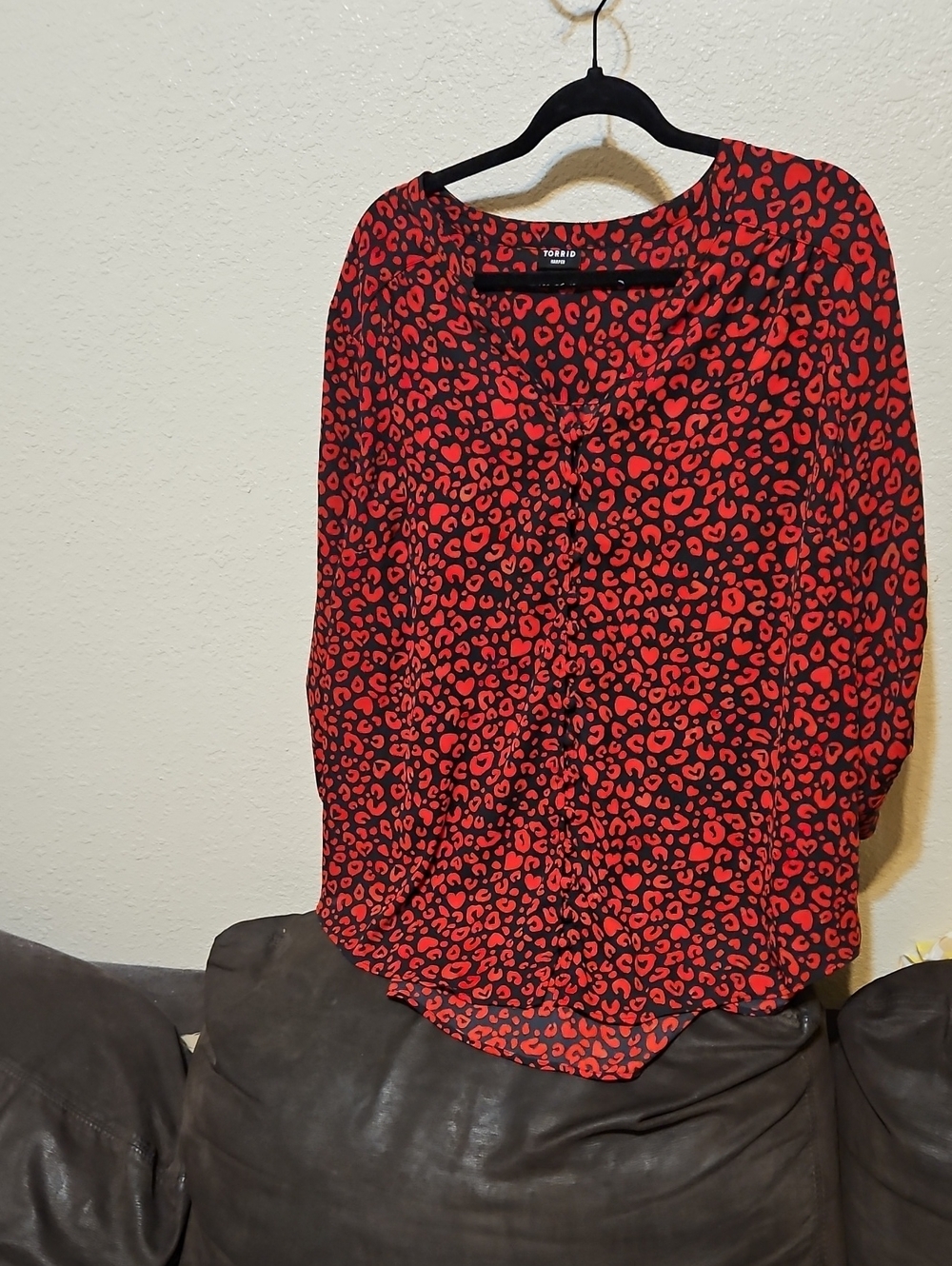 TORRID Red Animal Print Women’s Skirt
